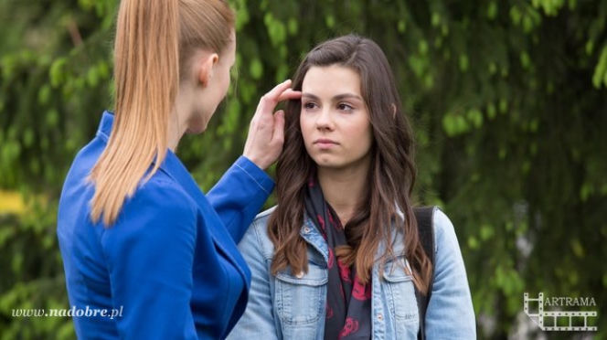 Na dobre i na złe odc. 608. Blanka (Pola Gonciarz), Wiktoria Consalida (Katarzyna Dąbrowska)