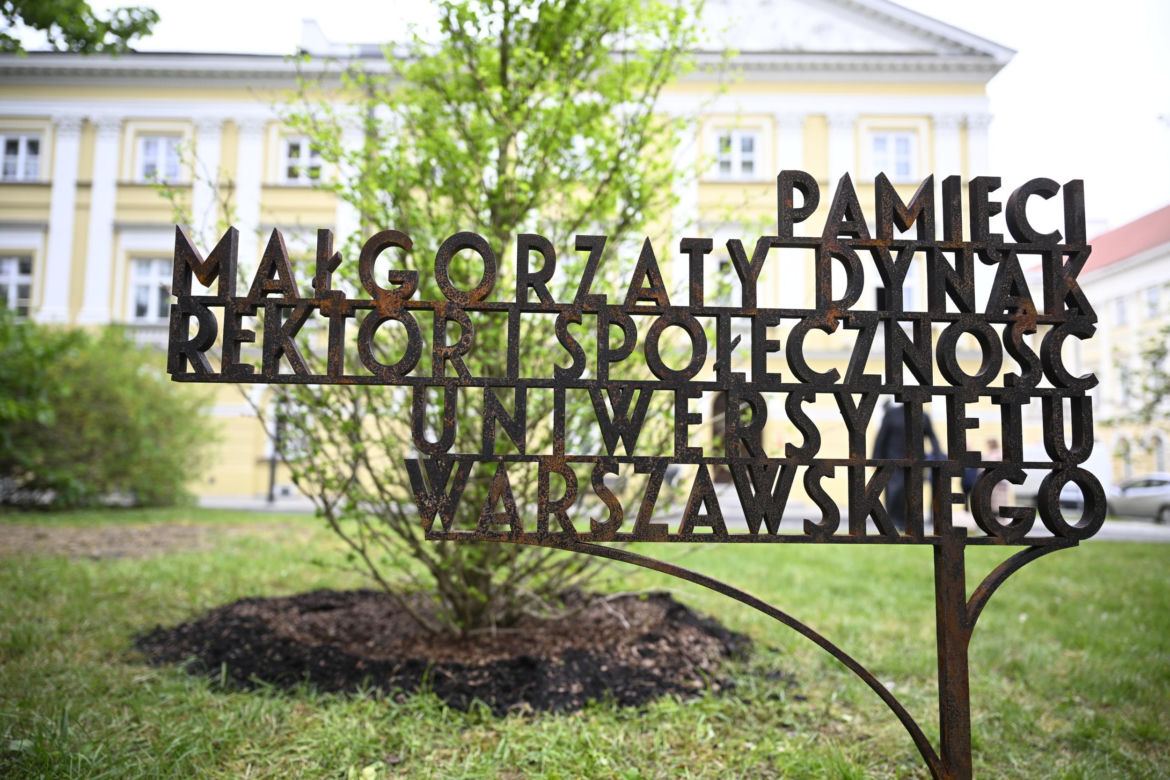 Rocznica masakry na UW. Uczcili pamięć pani Małgorzaty