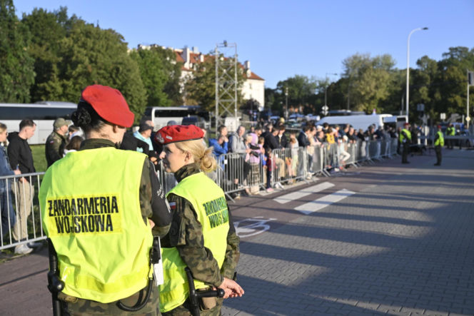 Próba generalna defilady wojskowej w Warszawie
