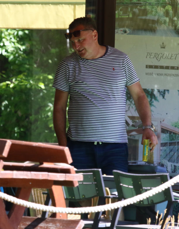 Czesław Michniewicz w restauracji