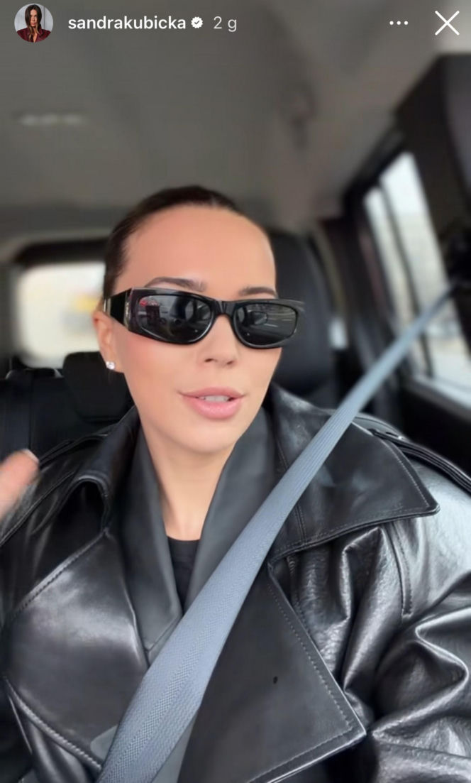 Sandra Kubicka w sądzie