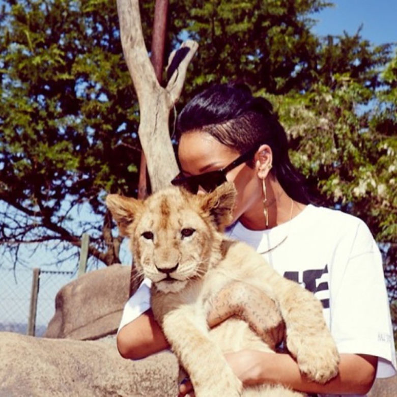 Rihanna w Afryce