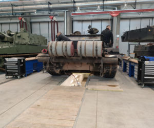 Otwarcie hali remontowej w 18. Łomżyńskim Pułku Logistycznym