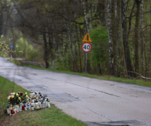 Konferencja prasowa prokuratury ws. wypadku, w którym dzień wcześniej zginął poseł Lewicy Łukasz Litewka