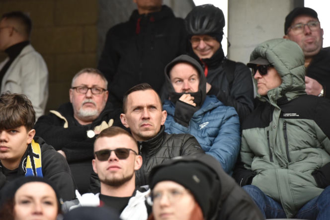 PRES Grupa Deweloperska Toruń - Stelmet Falubaz Zielona Góra, zdjęcia kibiców i zawodników ze sparingu na Motoarenie