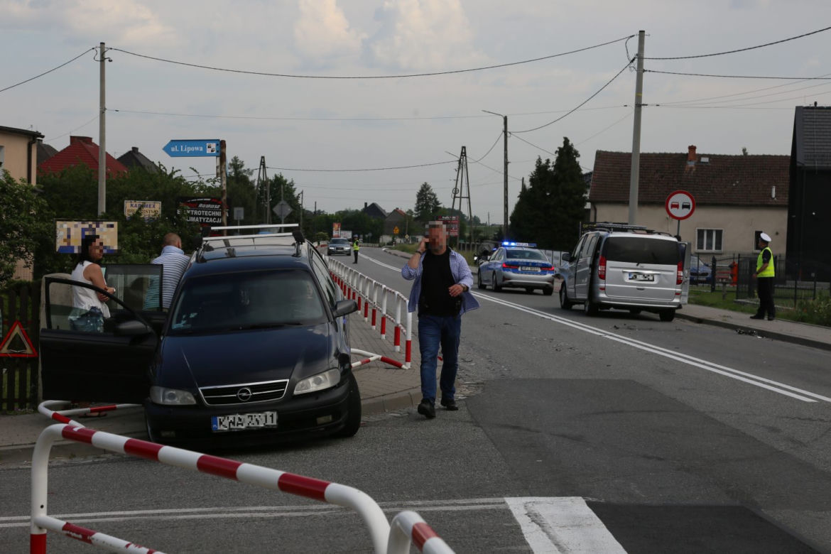 Kolizja z udziałem busa Służby Ochrony Państwa