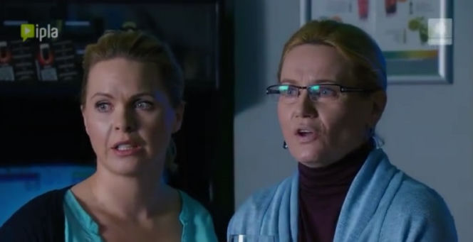 Przyjaciółki 5 sezon odc. 55. Anka (Magdalena Stużyńska), Basia (Lucyna Malec)