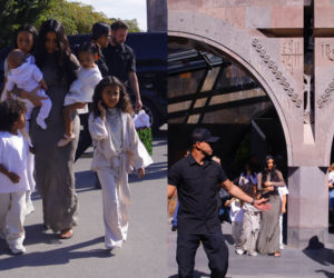 Kim Kardashian z dziećmi w Armenii