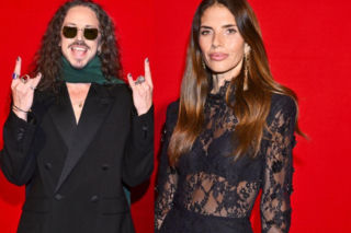 Michał Szpak znów zaskakuje stylizacją. Obok niego elegancka Weronika Rosati na premierze znanej kolekcji