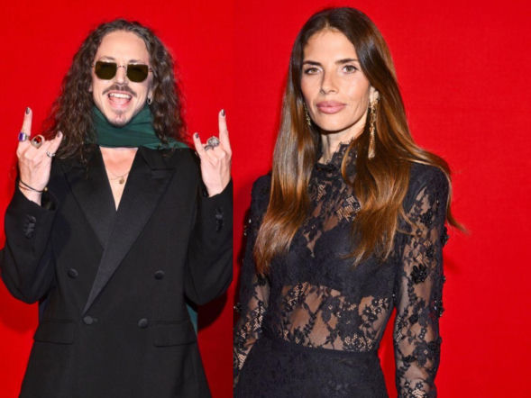 Michał Szpak znów zaszalał na salonach! Obok niego Weronika Rosati w koronkach