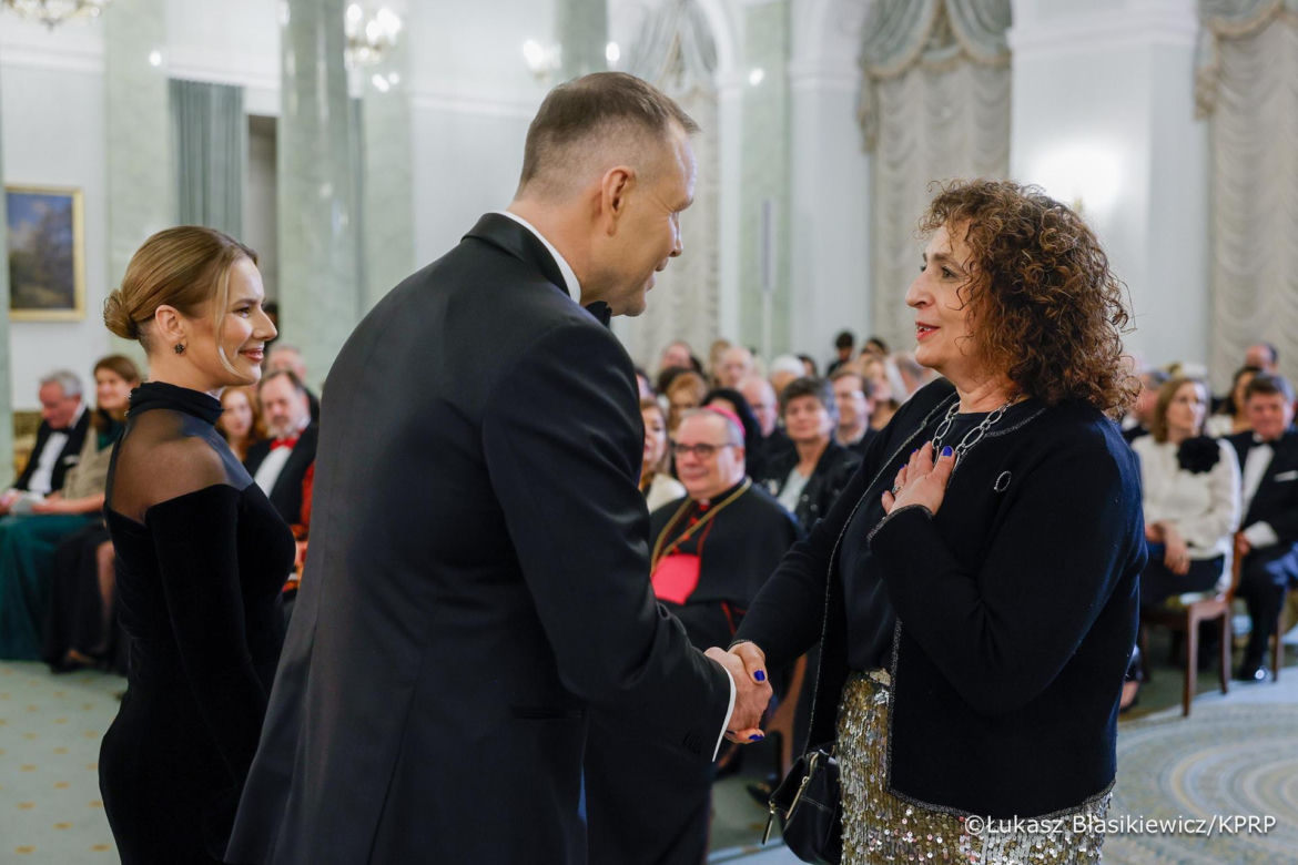 Nawroccy zadali szyku na spotkaniu z Korpusem Dyplomatycznym