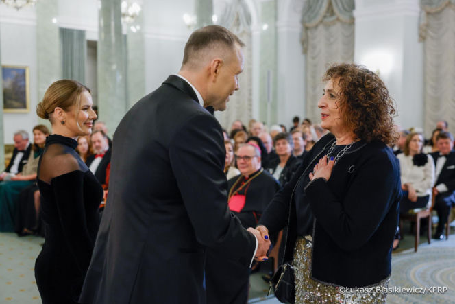 Nawroccy zadali szyku na spotkaniu z Korpusem Dyplomatycznym