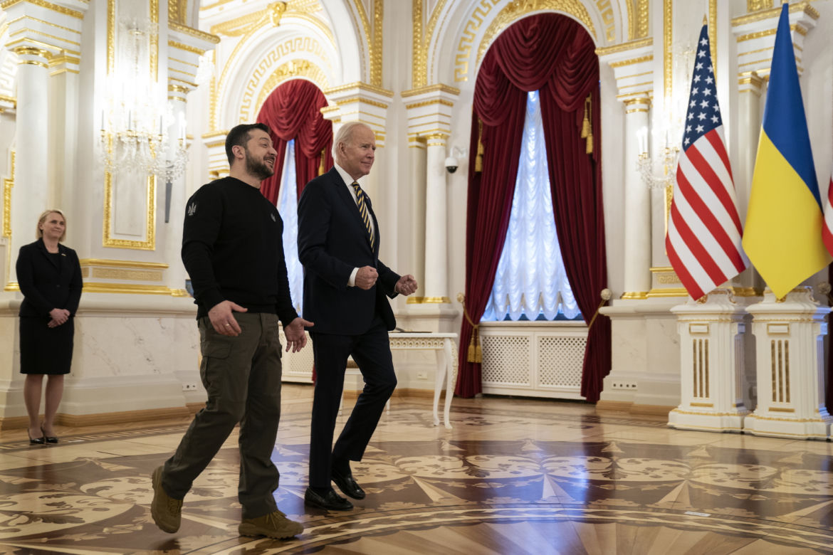 Przemówienie prezydenta Joe Bidena w Kijowie