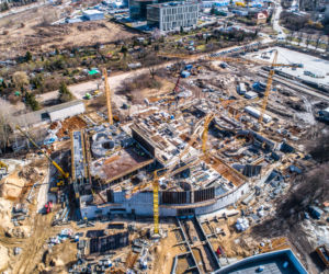 Budowa Fabryki Wody - marzec 2021