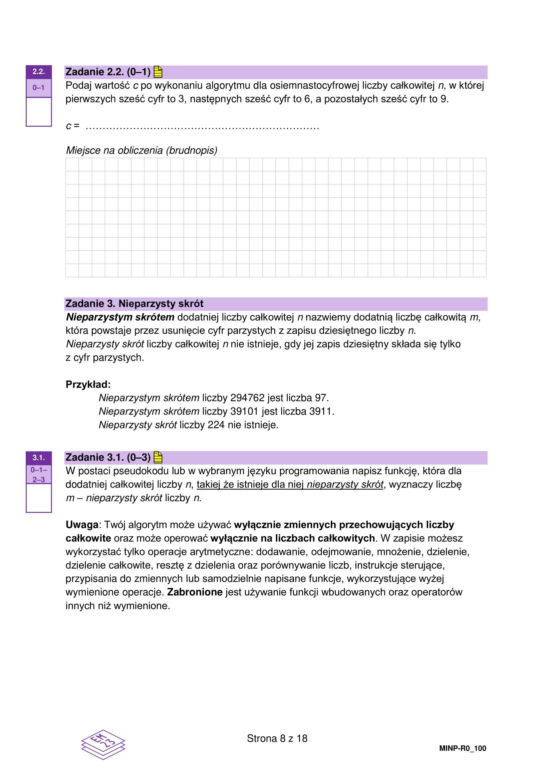 Matura 2024. INFORMATYKA poziom rozszerzony ARKUSZ CKE nowa formuła 2023