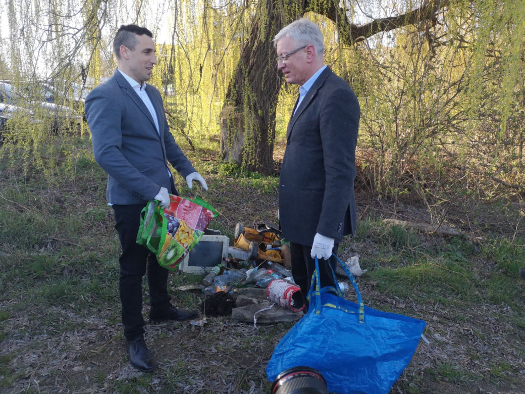 Jacek Jaśkowiak sprzątał Poznań z Miquelem