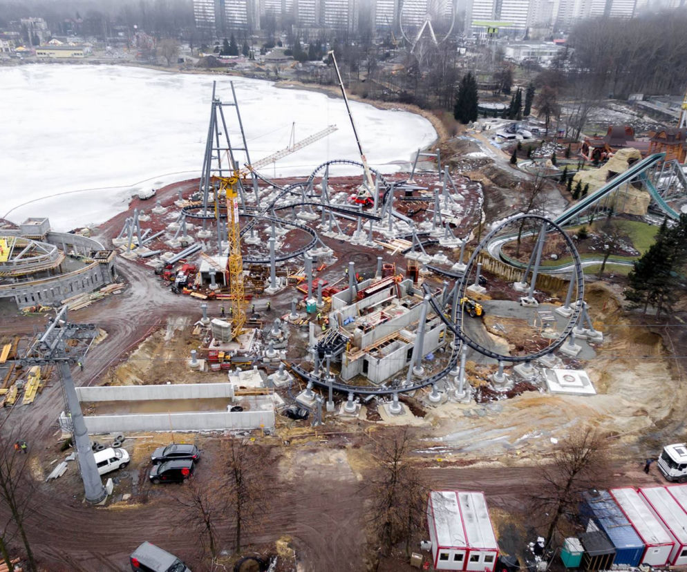 Chorzów: Tak powstaje Lech Coaster!