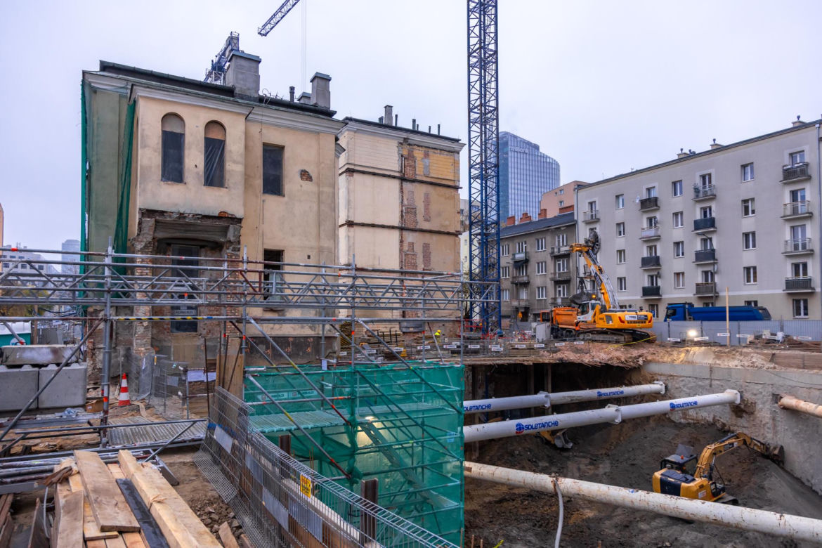 Budowa Muzeum Getta Warszawskiego w Warszawie