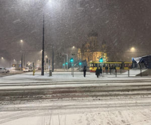 Śnieżny armagedon w Warszawie