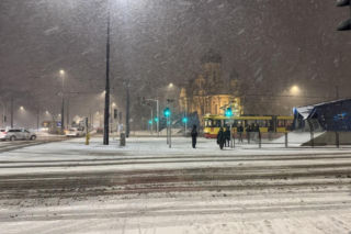 Śnieżny armagedon w Warszawie