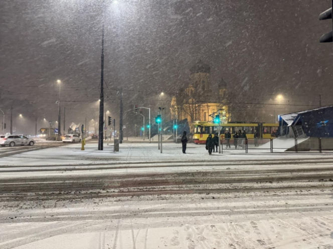 Śnieżny armagedon w Warszawie