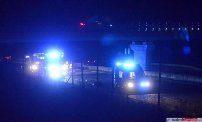 Śmiertelne potrącenie na S17 w kierunku Warszawy