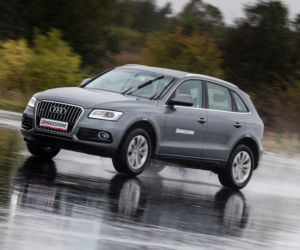 jazda po mokrej nawierzchni Audi Q5