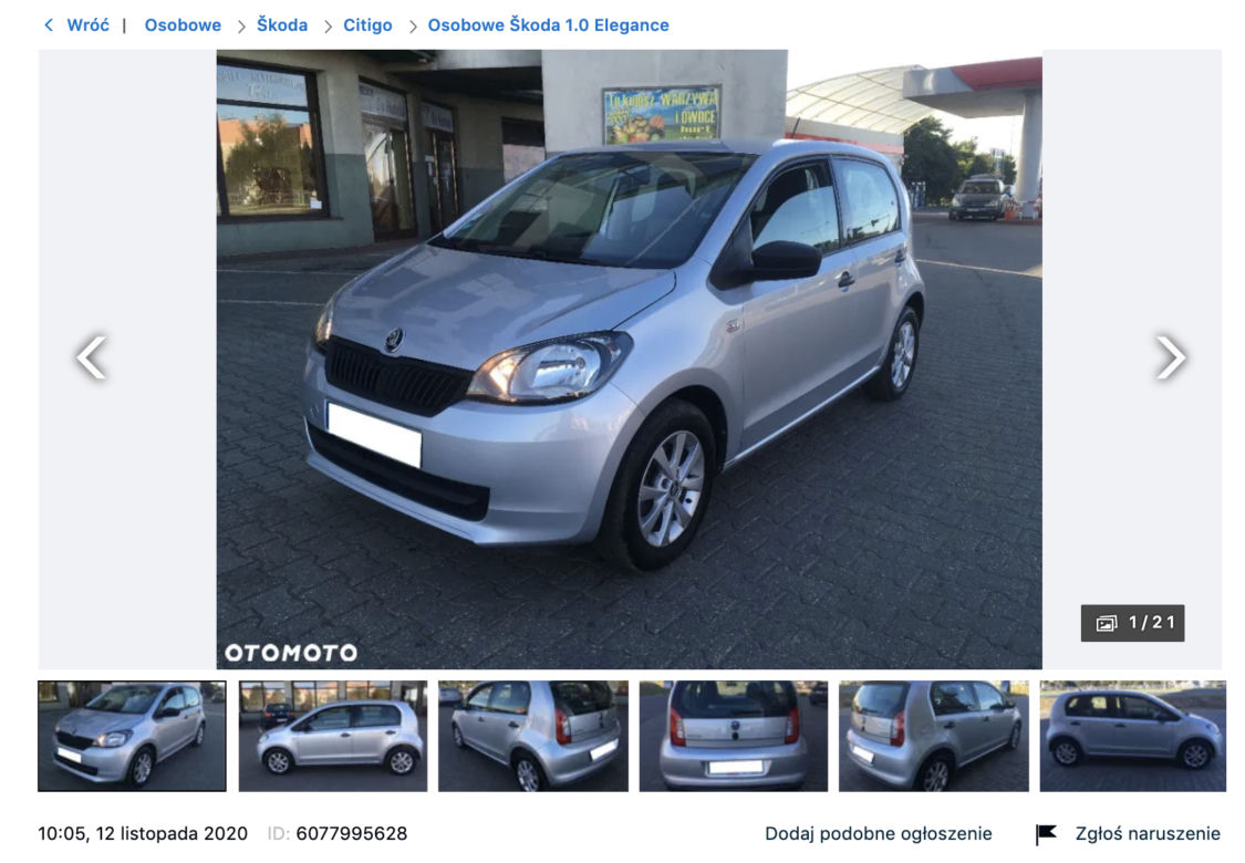 Używana Skoda Citigo