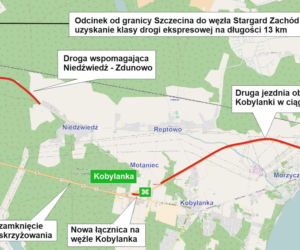 S10 dłuższa o 13 kilometrów. Ze Szczecina do Stargardu już dwoma jezdniami