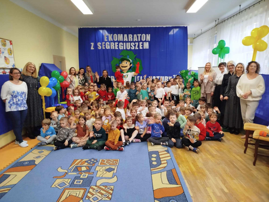 Program jest częścią projektu „EKOmaraton Siedlce z Segregiuszem” promującego edukację ekologiczną wśród najmłodszych poprzez zabawę