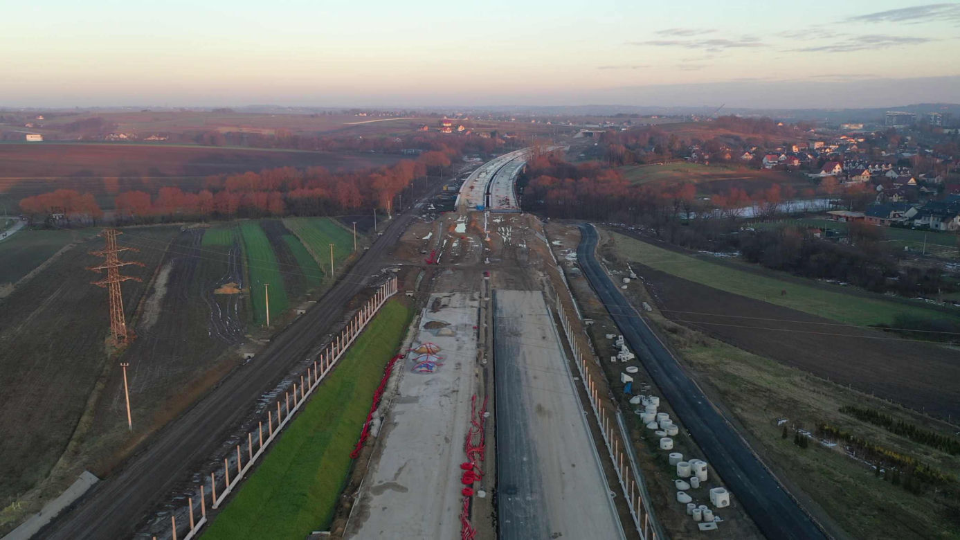 Północna obwodnica Krakowa. Sprawdzamy postępy prac (STYCZEŃ)