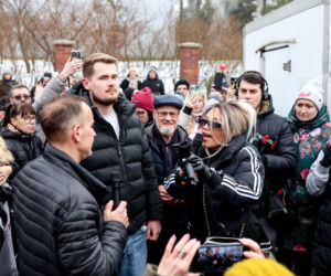 Miał być protest milczenia, doszło do awantury. Gorąco pod schroniskiem w Bytomiu