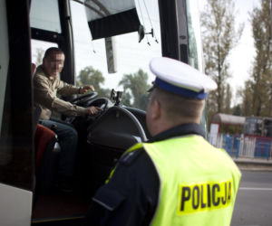 Tóskobus zatrzymany przez policję