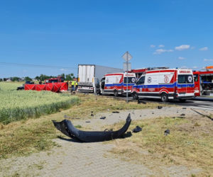 Elżbietów. Potworny wypadek pod Sochaczewem. Nie żyje pięć osób