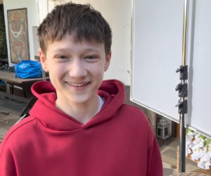 M jak miłość po wakacjach na planie. Franek (Jarosław Śmigielski)