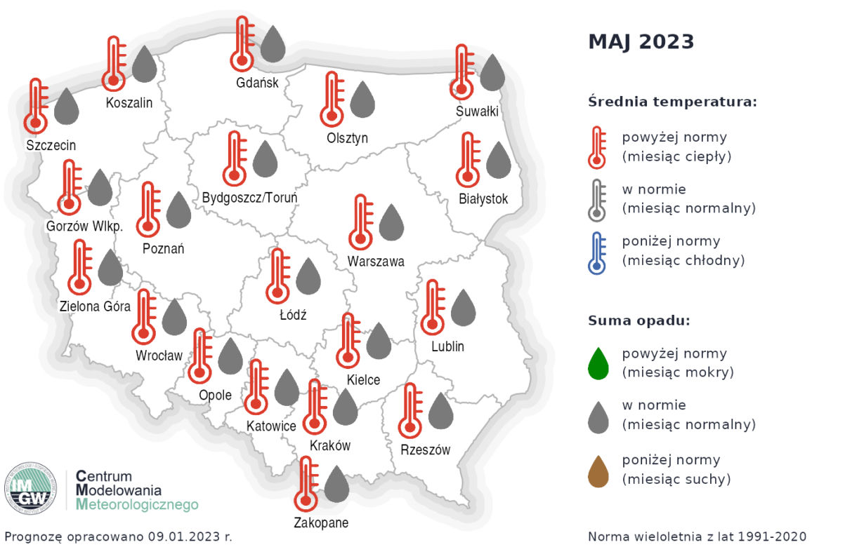 Kiedy będzie wiosna? Prognoza pogody na MAJ 2023