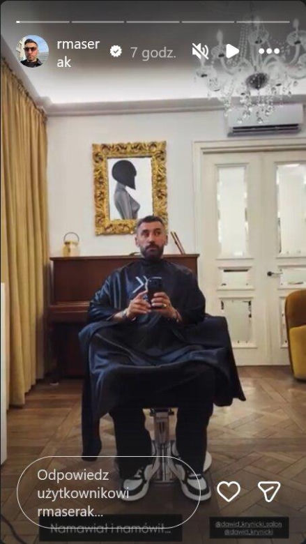 Ale metamorfoza! Rafał Maserak po latach zmienił kolor włosów