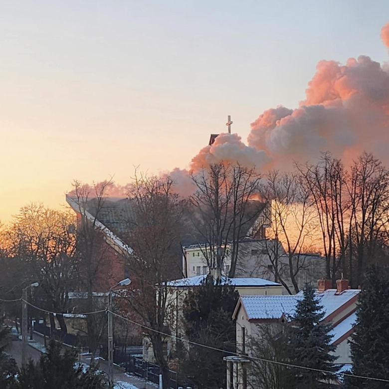 Pożar kościoła w Lublinie. Dramatyczna akcja strażaków!