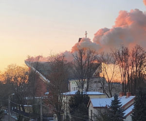 Pożar kościoła w Lublinie. Dramatyczna akcja strażaków!