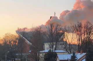 Pożar kościoła w Lublinie. Dramatyczna akcja strażaków!