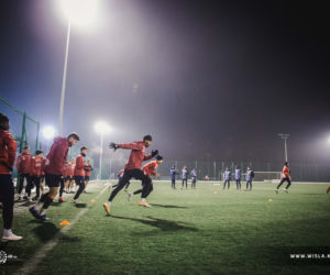 Trening Wisły Kraków przed derbami