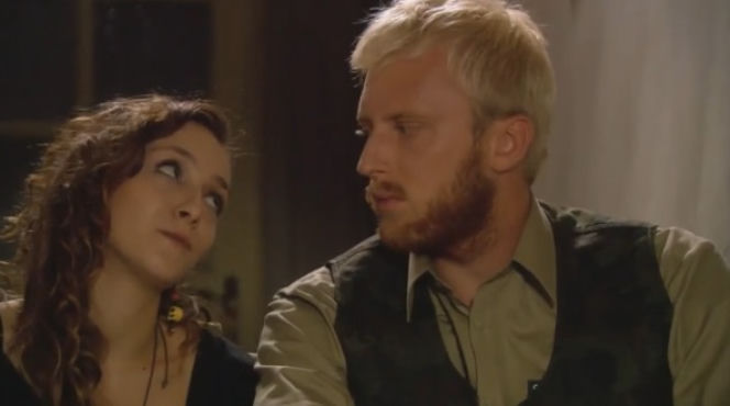 Ranczo 8 sezon odc. 102. Kinga (Agnieszka Pawełkiewicz), leśnik Paweł (Dobromir Dymecki)