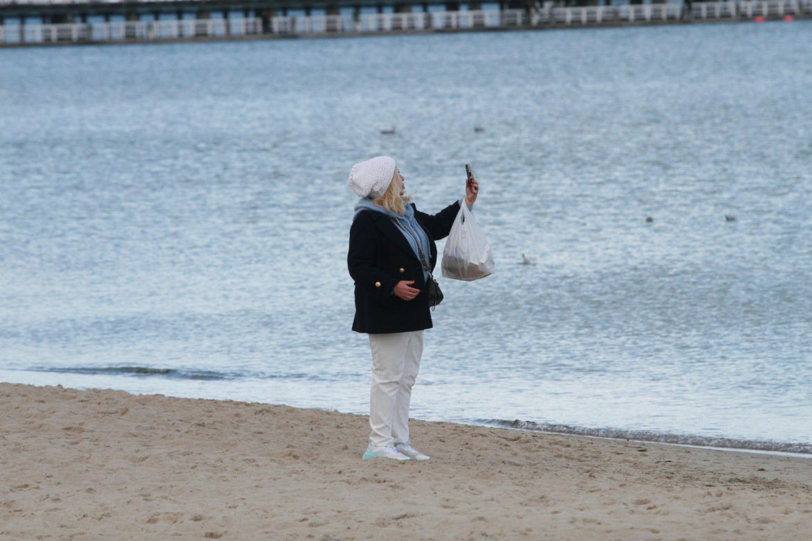 Morsy dorwały Joannę Kurowską na plaży