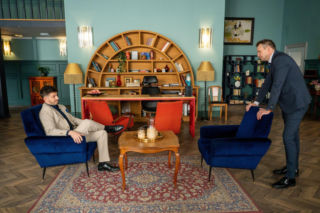 Barwy szczęścia, odcinek 3418: Jasper Soltysiewicz (Justin) Leslaw Zurek (Bruno)