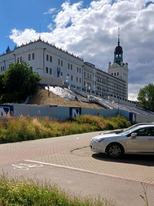 Zamek Książąt Pomorskich bez ogrodów renesansowych