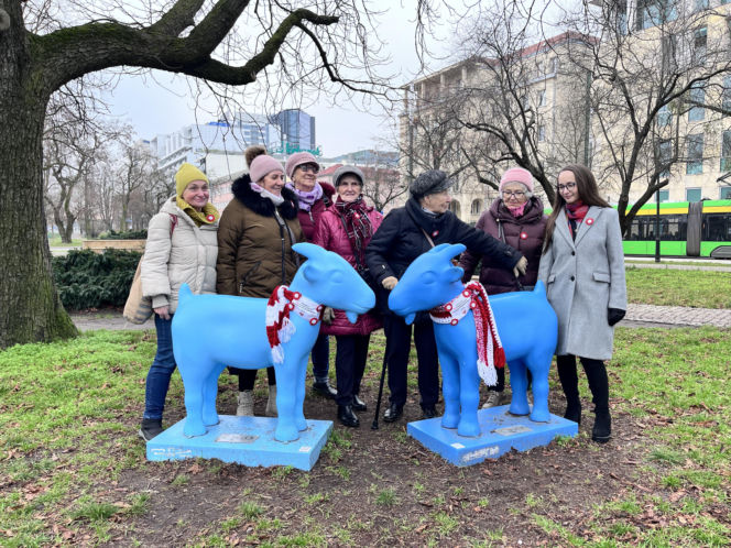 ubranka z włóczki na hydranty