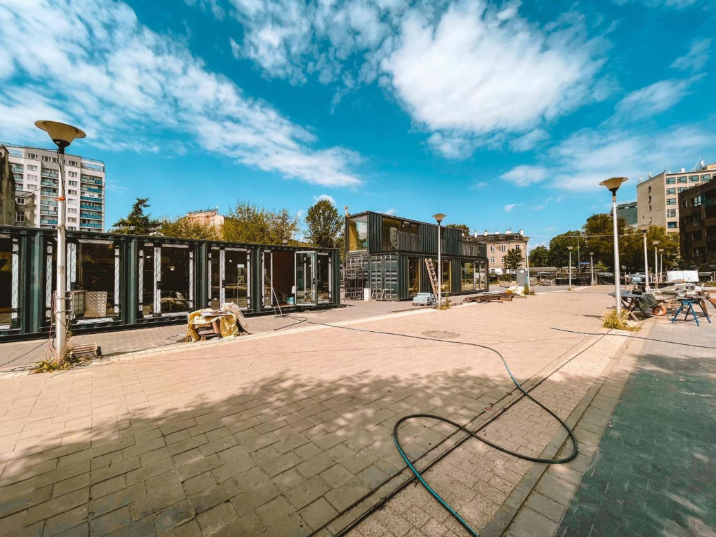Centrum Lokalne Kamionek. Inwestycja na ukończeniu