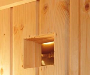 Sauna dobrze zaizolowana i wentylowana