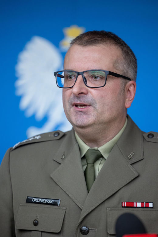 Briefing prasowy prok. Bartosza Okoniewskiego w sprawie drona z Rusinowa