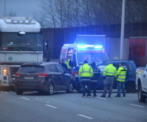 Kraksa na Trasie Siekierkowskiej
